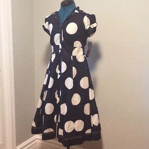Robbie Bee Signature Size 8 polka dot dress